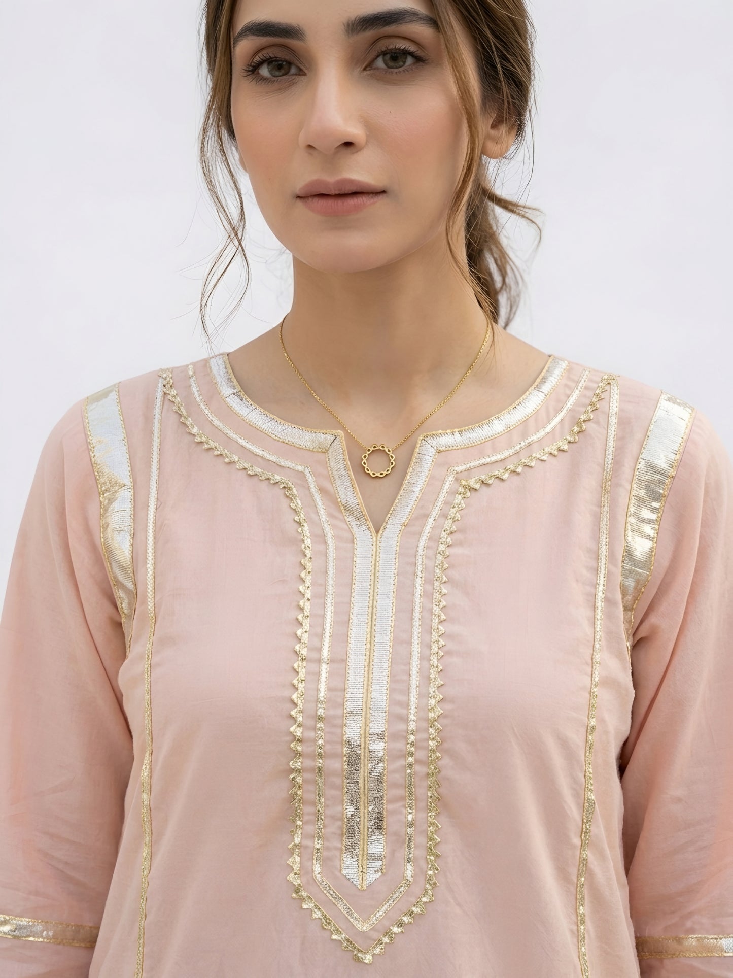 Textured Lawn (Kareena ) 2 PC - Blush Noor