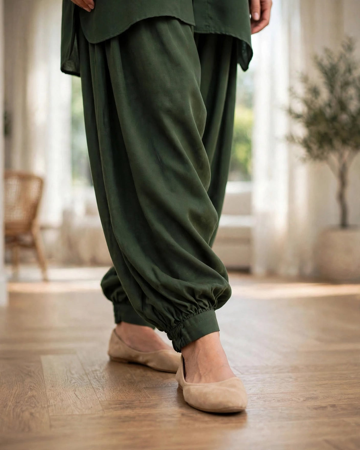Chinese Co-ord Set - Green