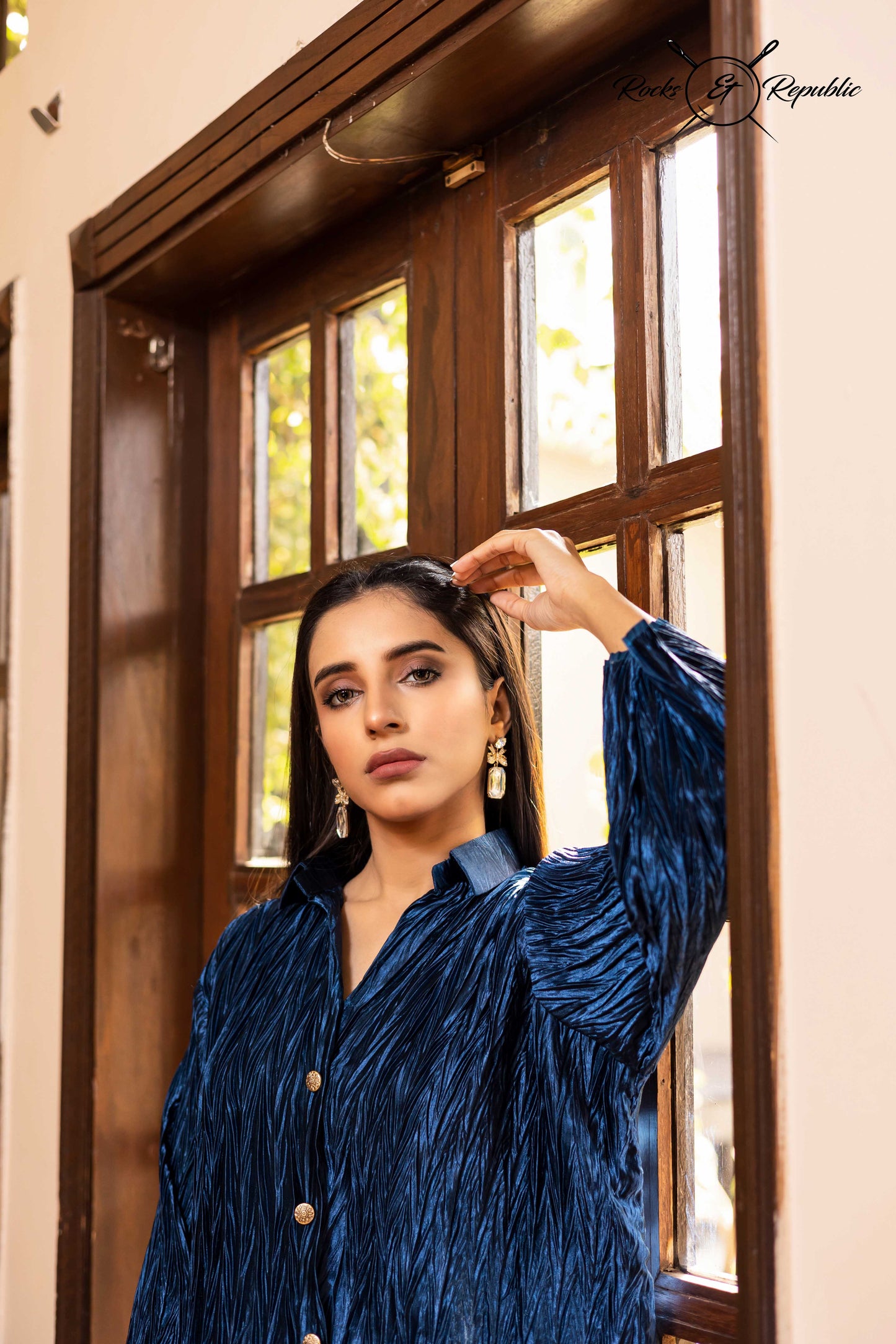 Krush Ko-ord Set Short ( Zinc) - Rocks & Republic