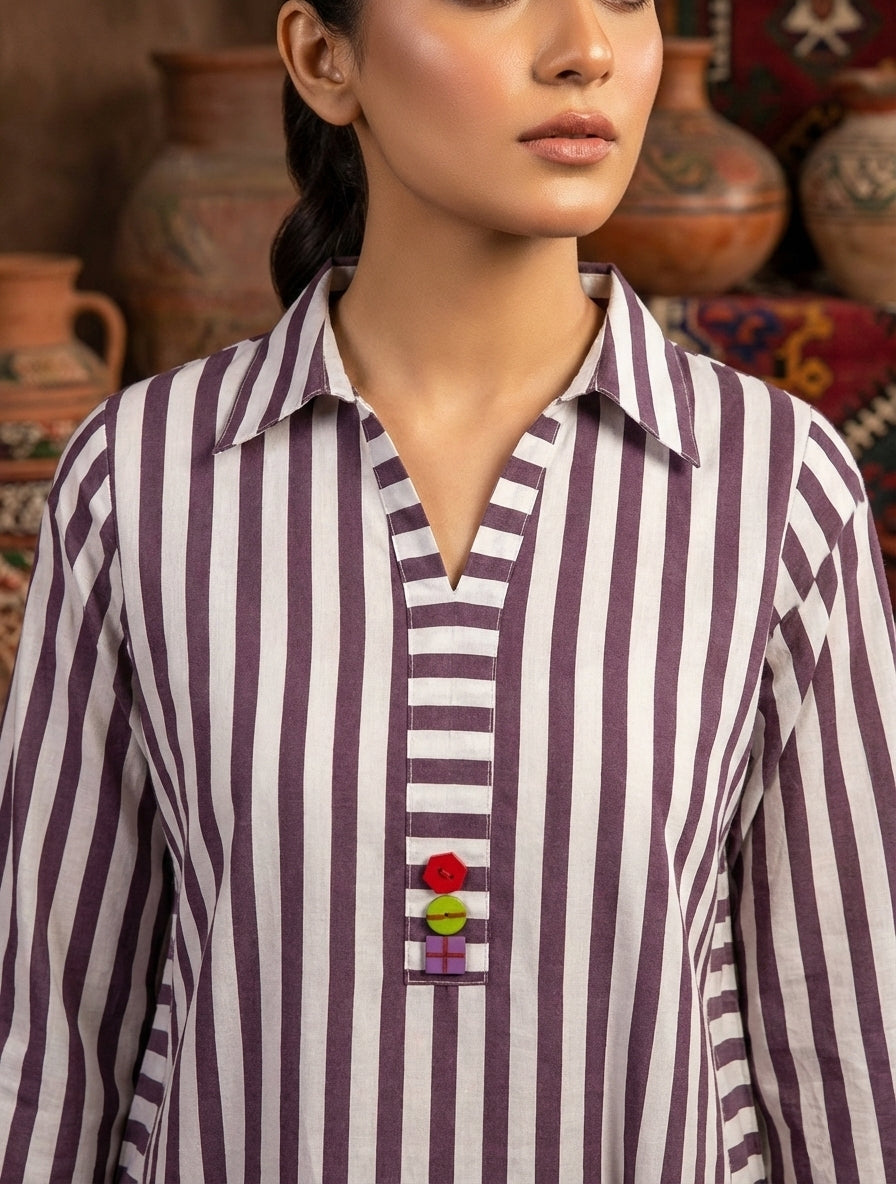 Checkmate Purple - Short