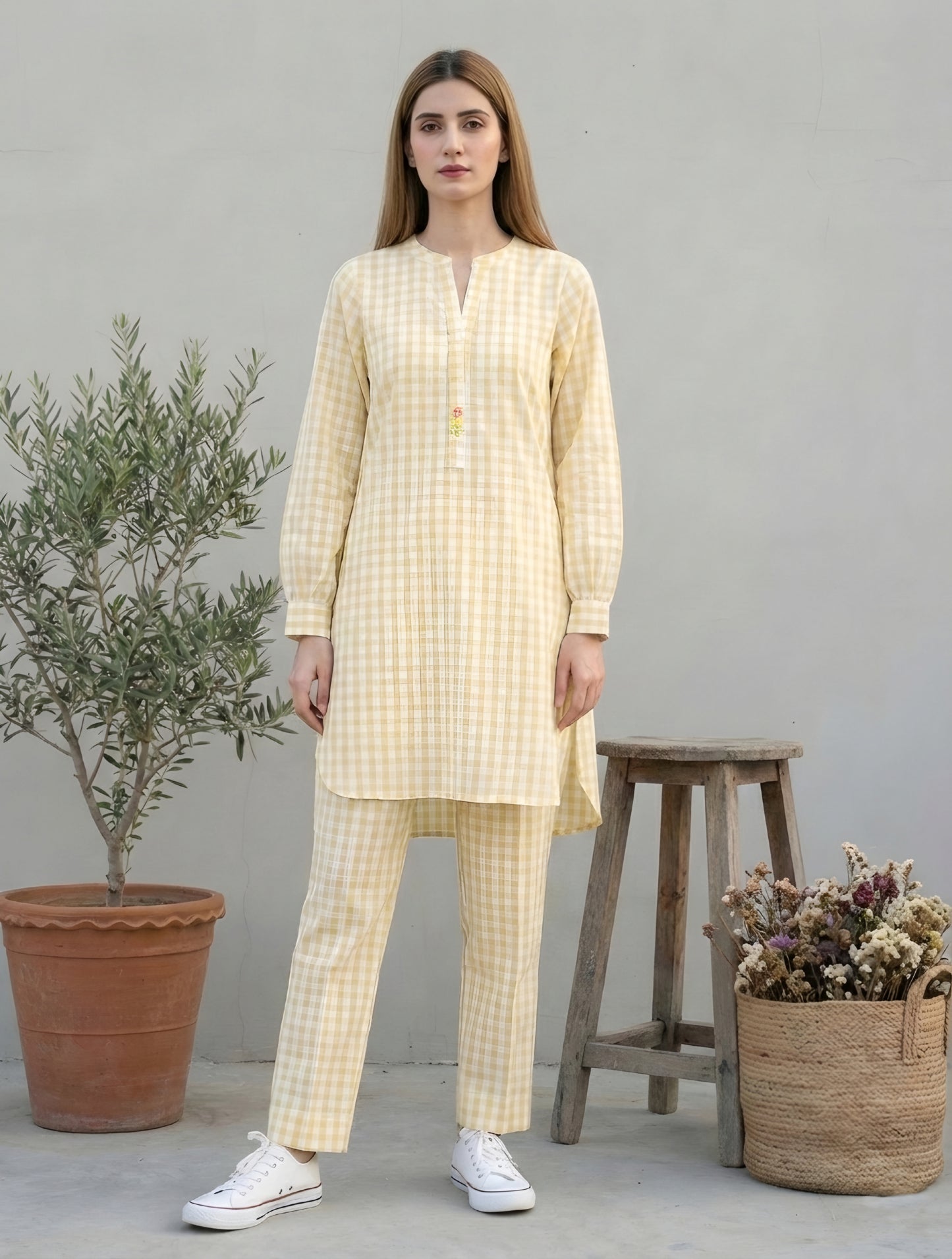 Checkmate Yellow - Short