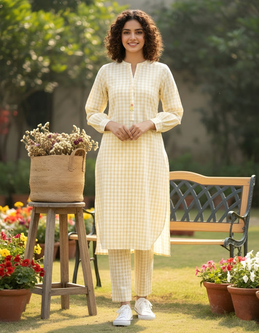 Checkmate Yellow - Long