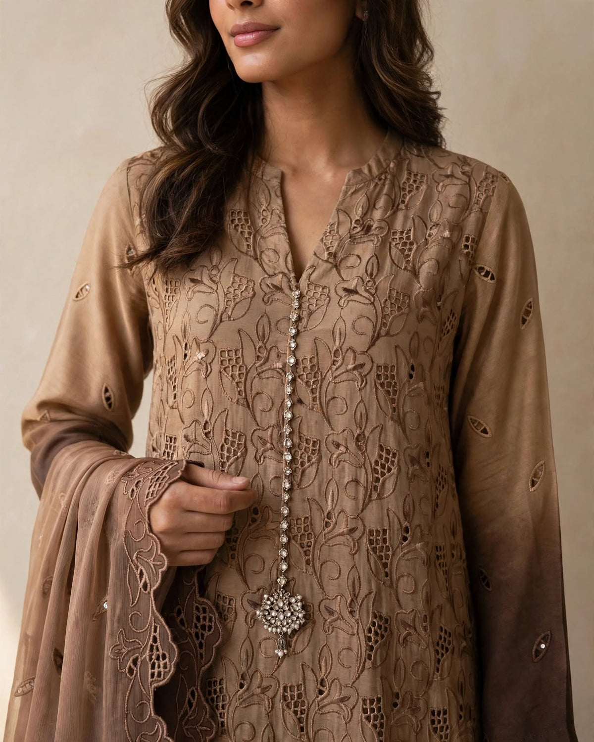 Zara Kaftan - Coffee Brown