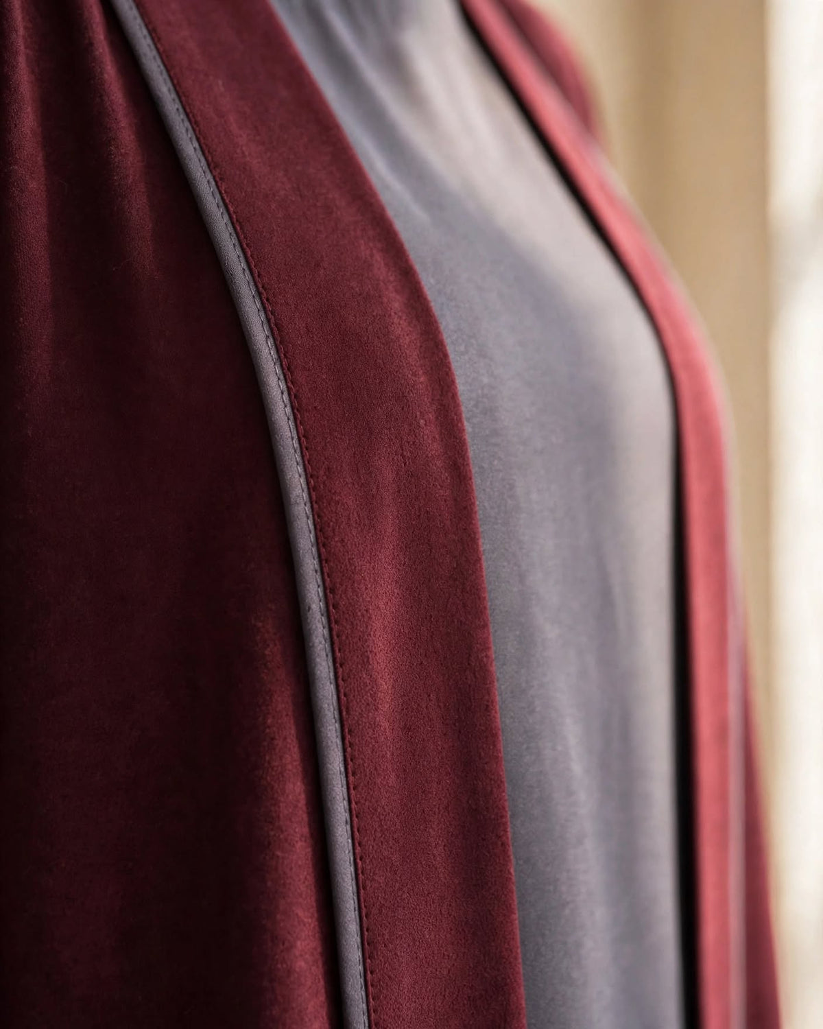 Dubai Abaya - Maroon
