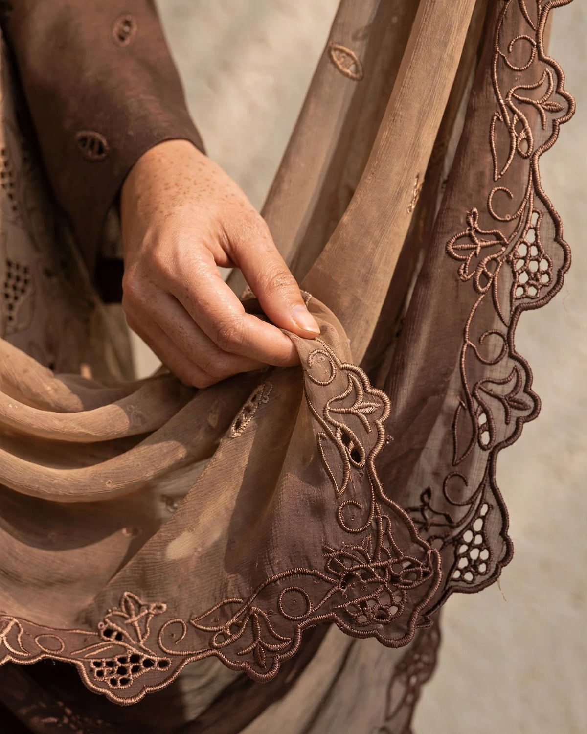 Zara Kaftan - Coffee Brown