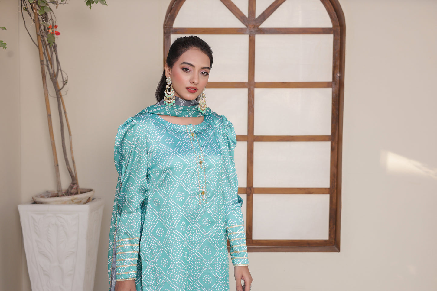 Chunri – Aqua Marine