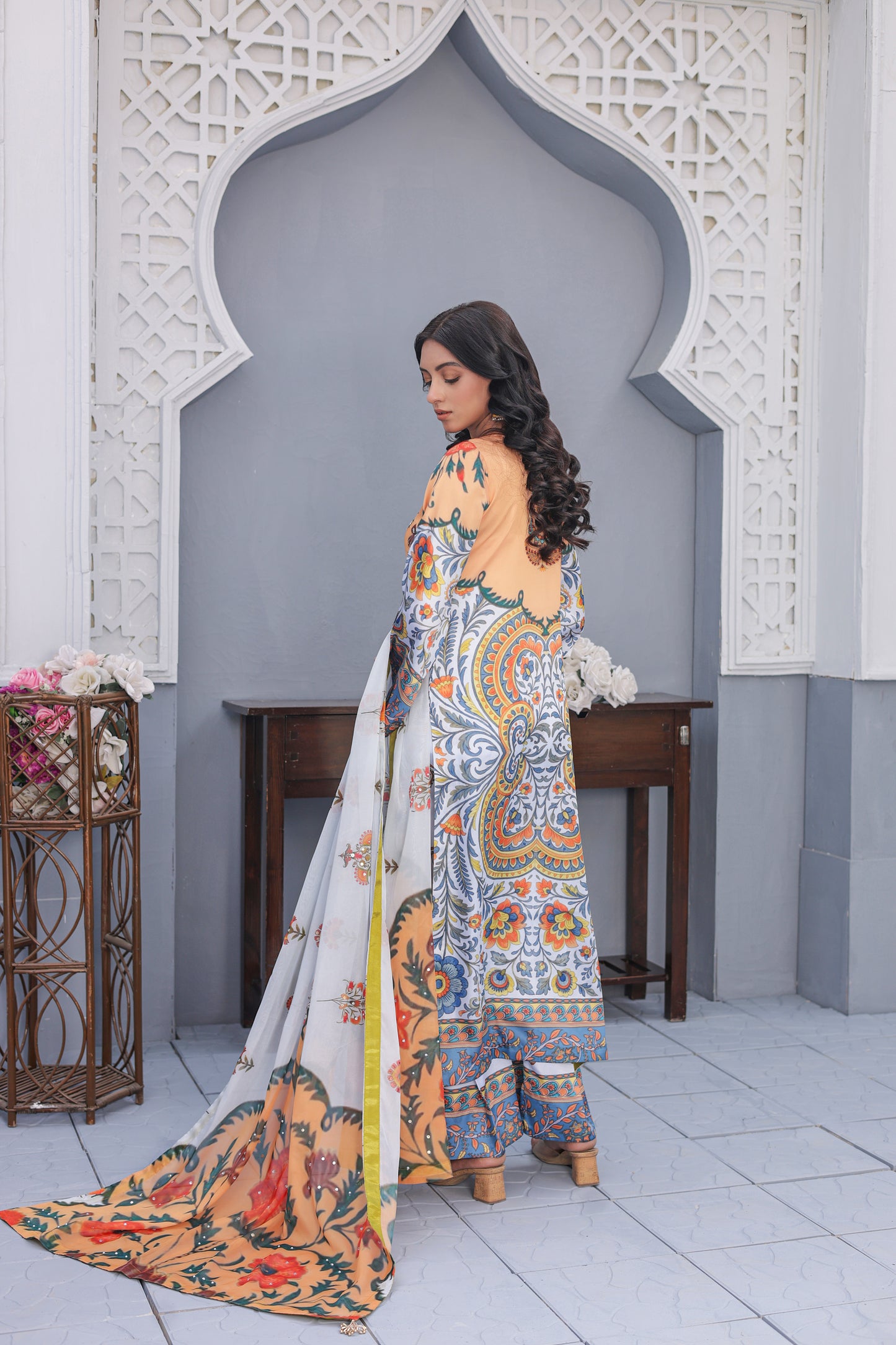 Digital Silk - Amber Blossom