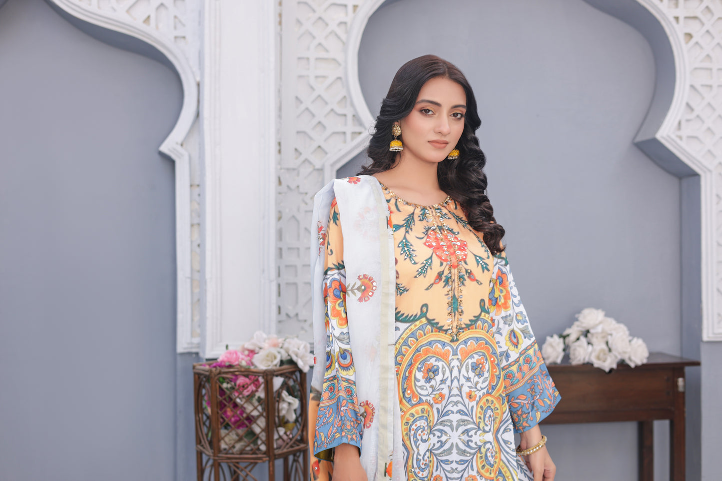 Digital Silk - Amber Blossom