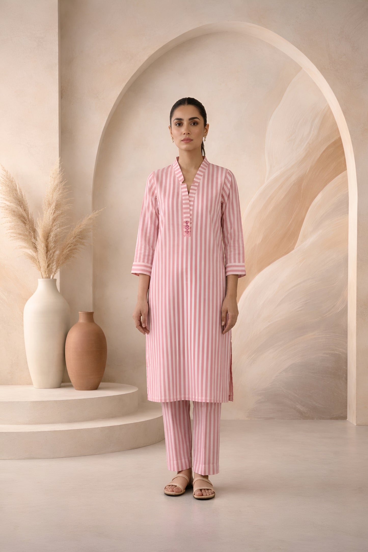 Checkmate Milky Pink - Long