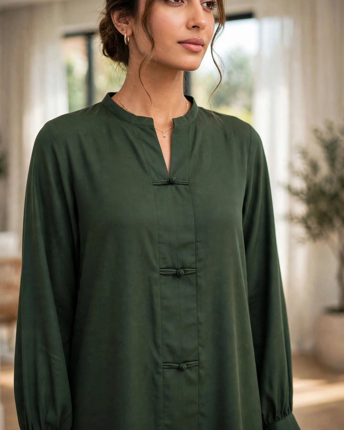 Chinese Co-ord Set - Green