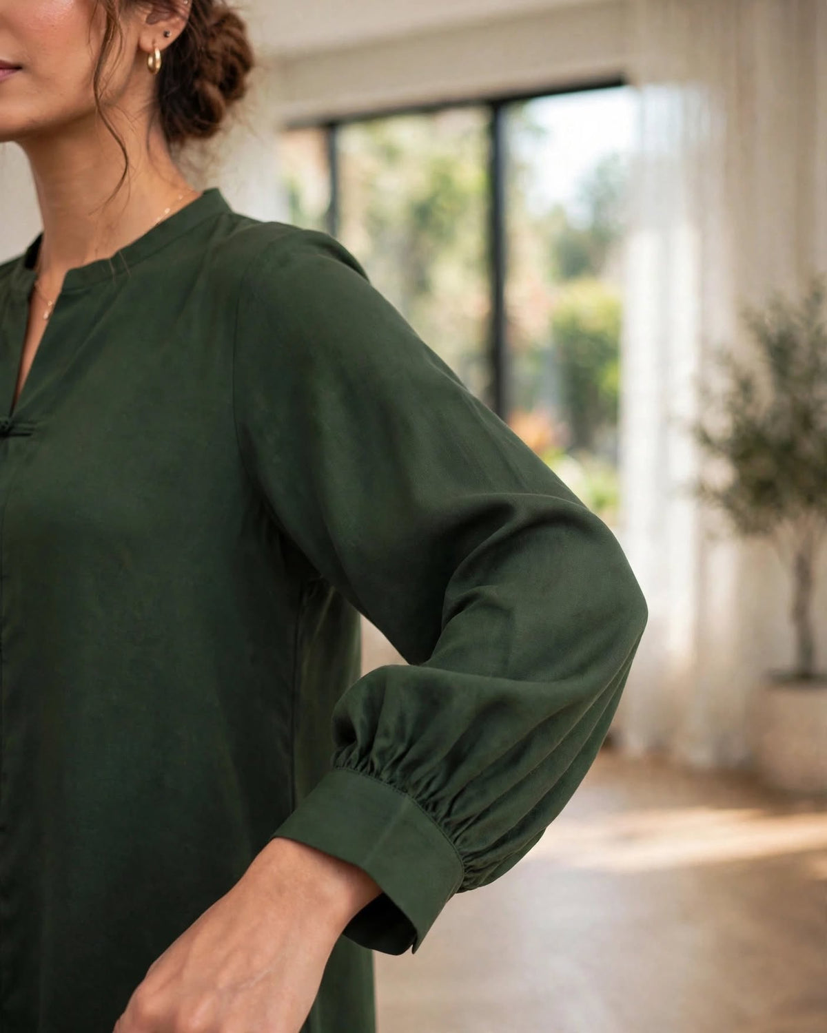Chinese Co-ord Set - Green